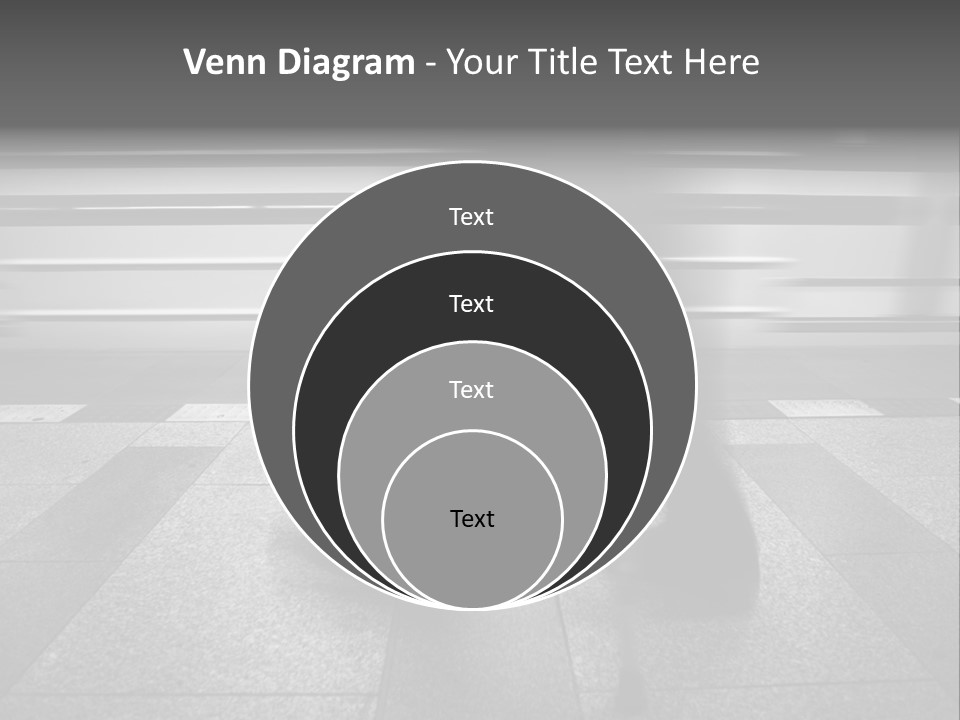 Commuter Departure Unrecognizable PowerPoint Template