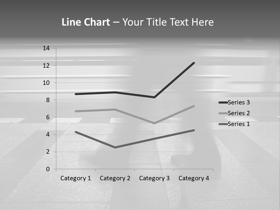 Commuter Departure Unrecognizable PowerPoint Template