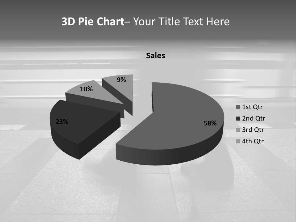 Commuter Departure Unrecognizable PowerPoint Template
