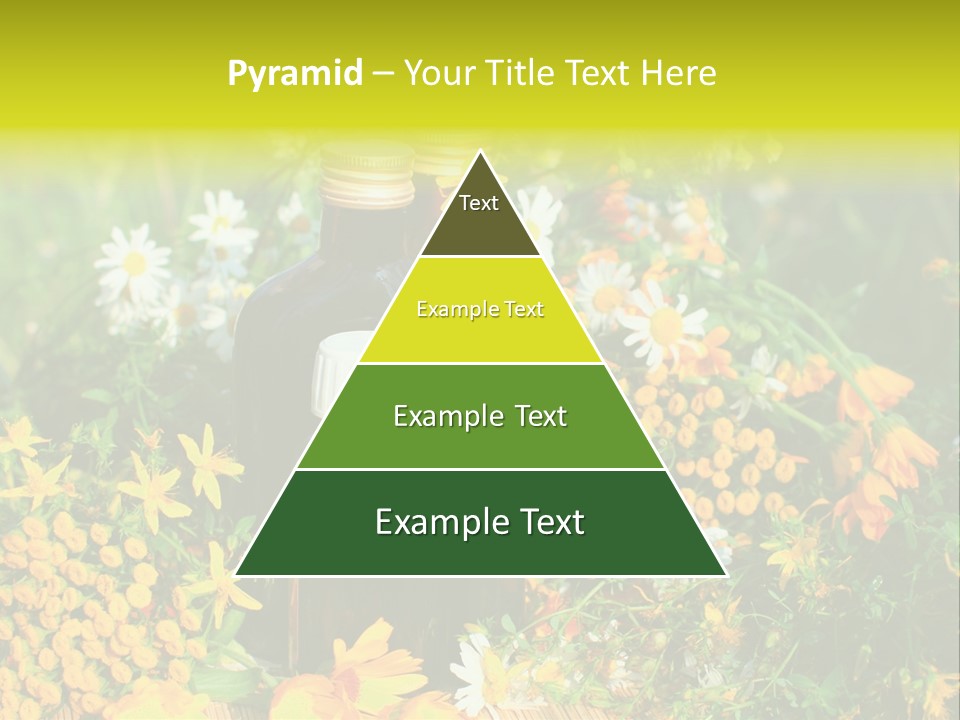 Recovery Glass Flowers PowerPoint Template