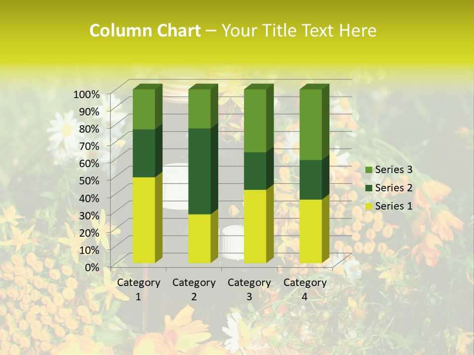 Recovery Glass Flowers PowerPoint Template