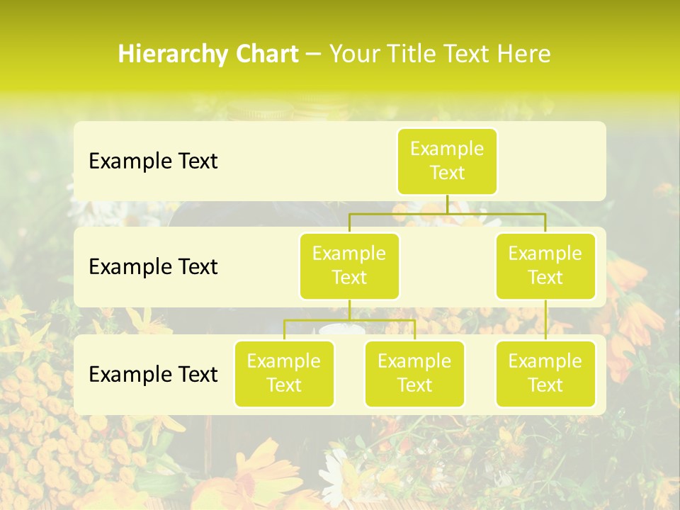 Recovery Glass Flowers PowerPoint Template