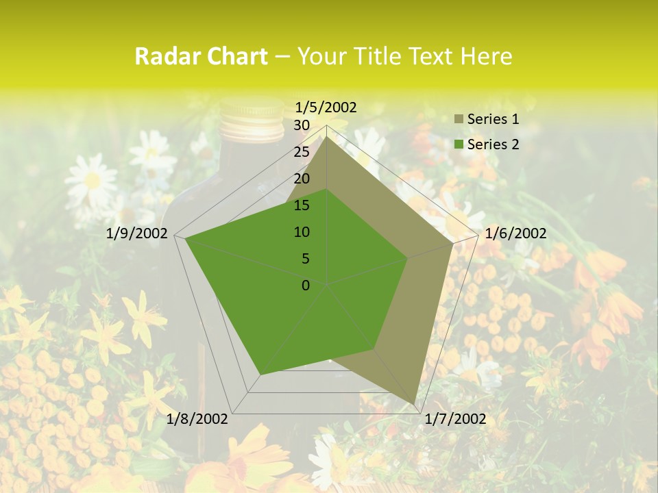 Recovery Glass Flowers PowerPoint Template