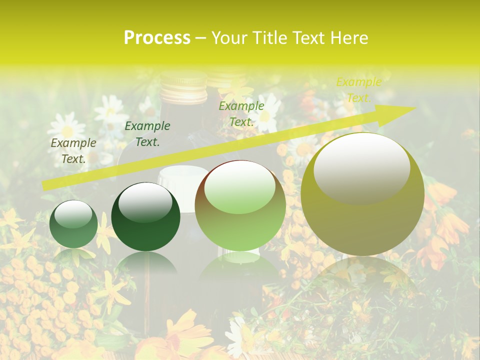 Recovery Glass Flowers PowerPoint Template