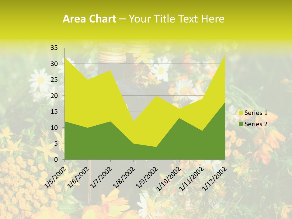 Recovery Glass Flowers PowerPoint Template