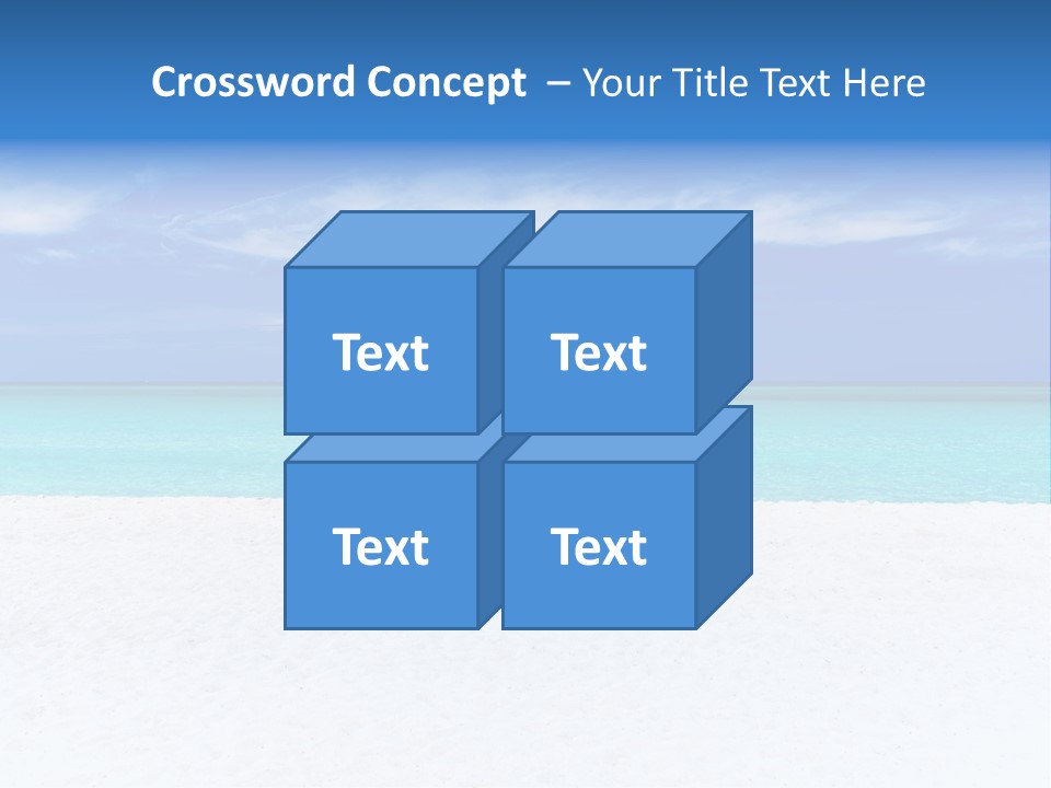 Caribbean Recreation Resort PowerPoint Template