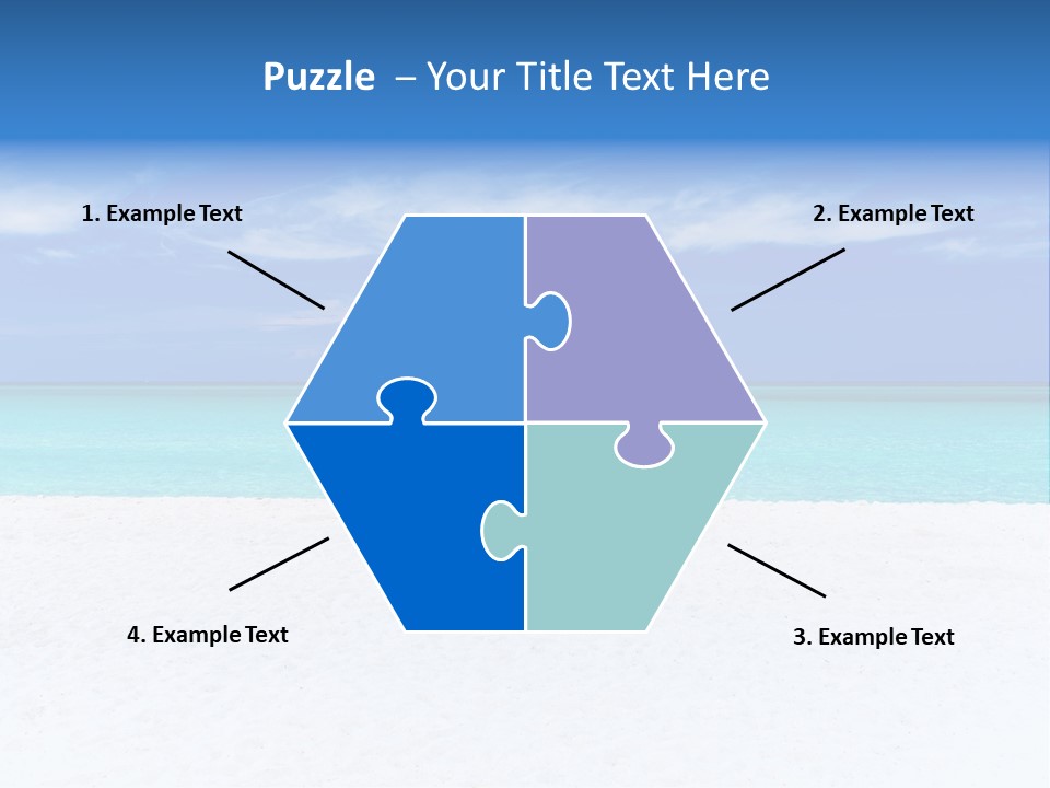 Caribbean Recreation Resort PowerPoint Template