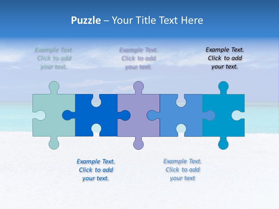 Caribbean Recreation Resort PowerPoint Template