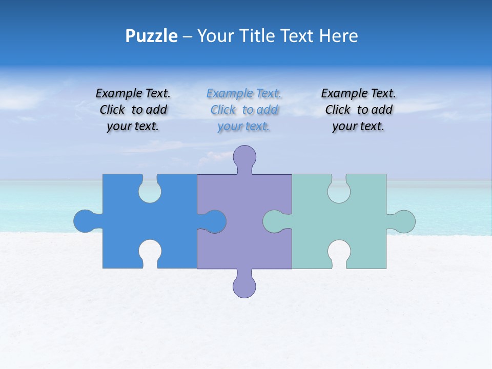 Caribbean Recreation Resort PowerPoint Template