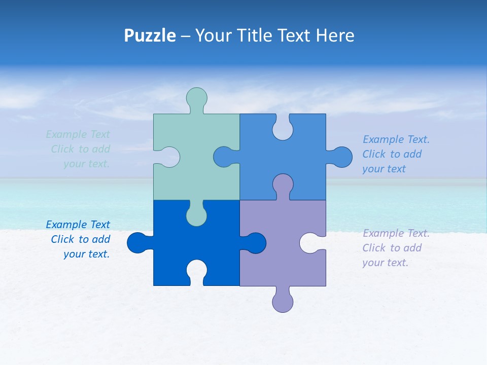 Caribbean Recreation Resort PowerPoint Template