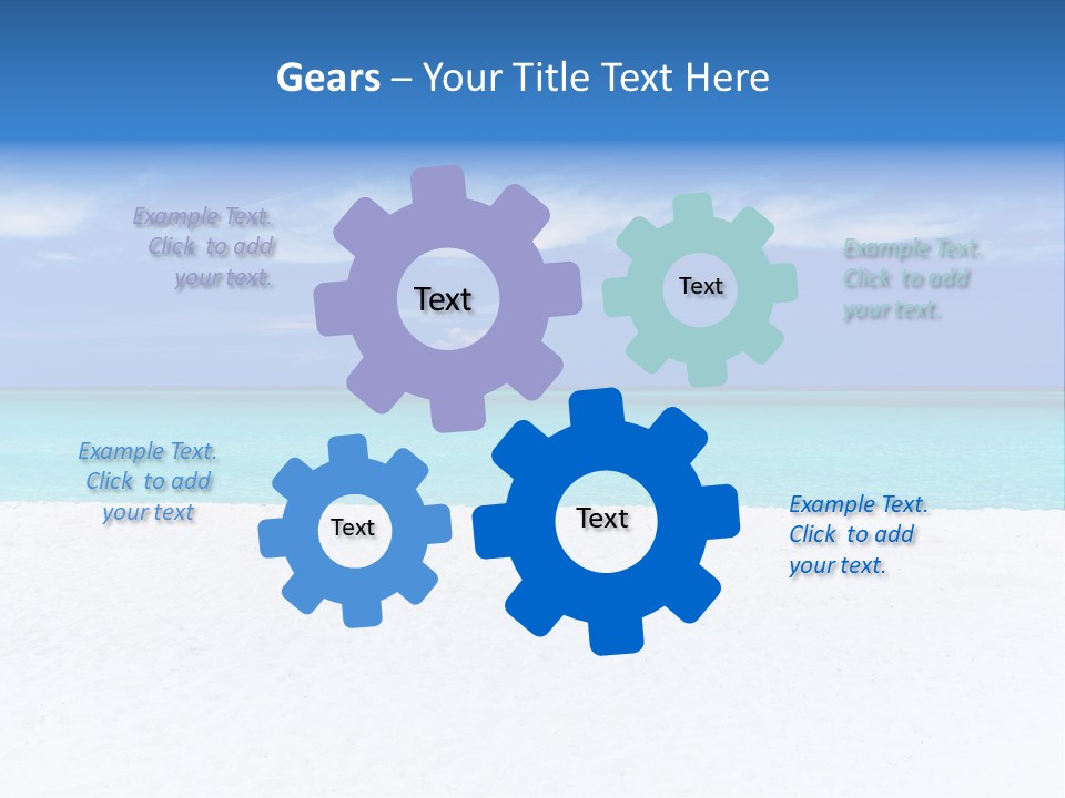 Caribbean Recreation Resort PowerPoint Template
