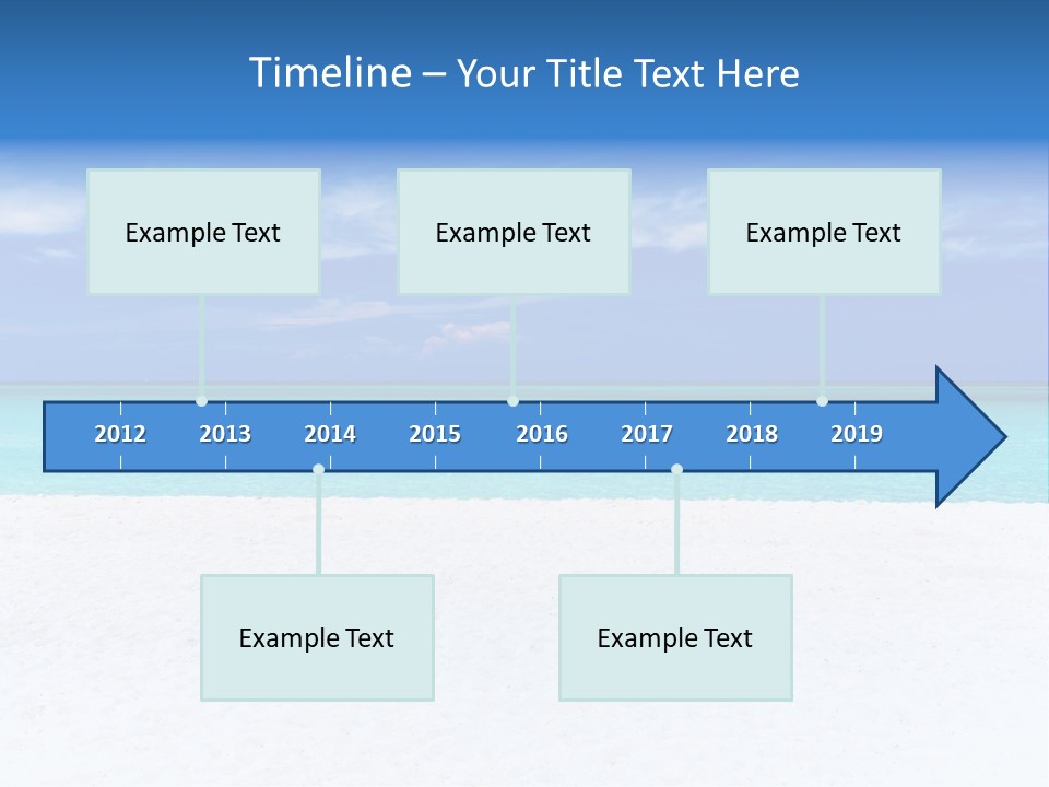 Caribbean Recreation Resort PowerPoint Template