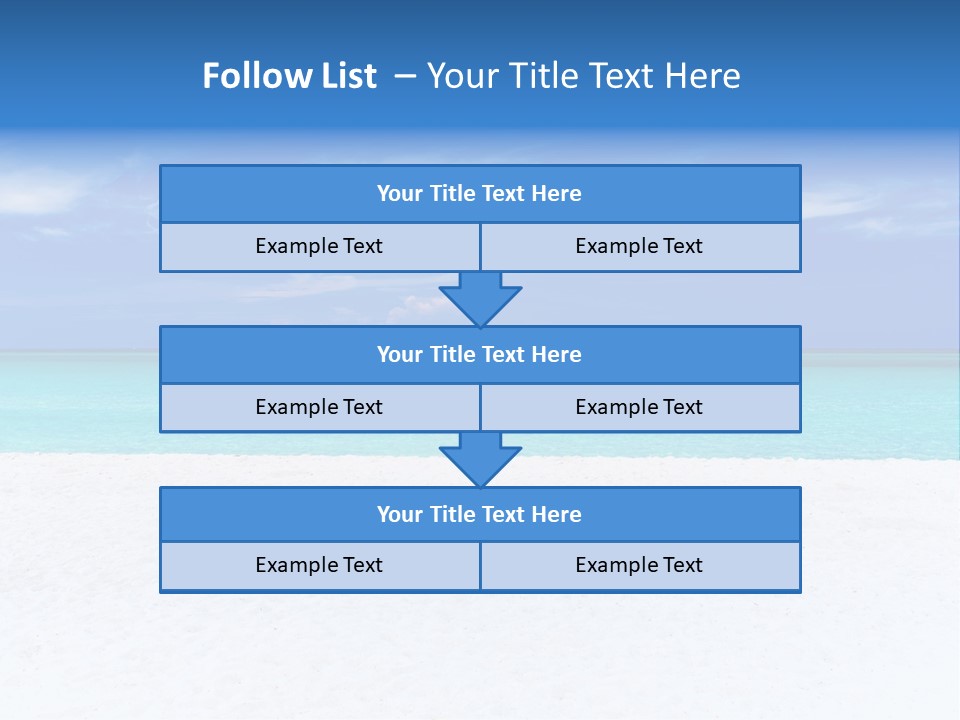 Caribbean Recreation Resort PowerPoint Template