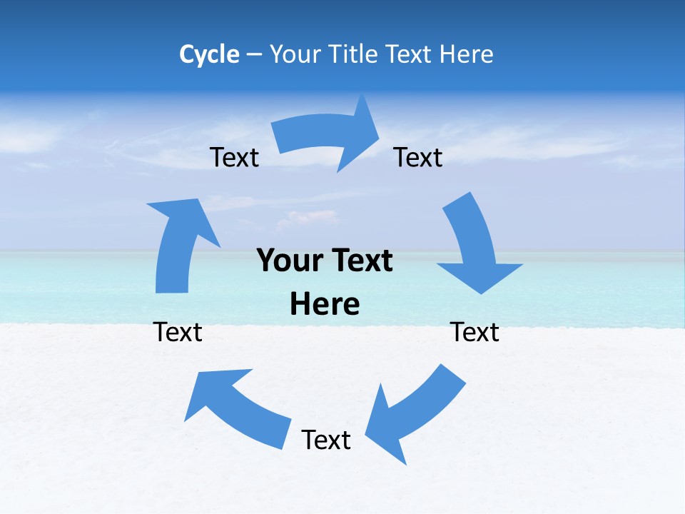 Caribbean Recreation Resort PowerPoint Template