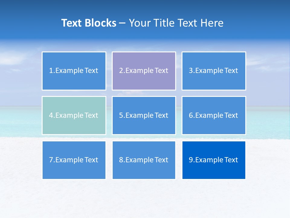 Caribbean Recreation Resort PowerPoint Template