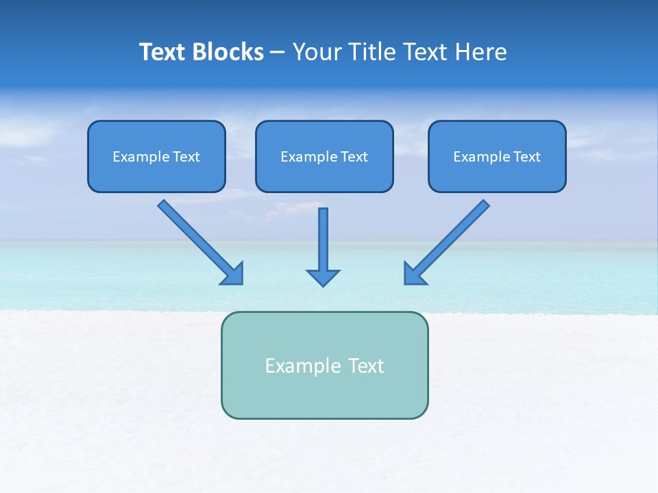 Caribbean Recreation Resort PowerPoint Template