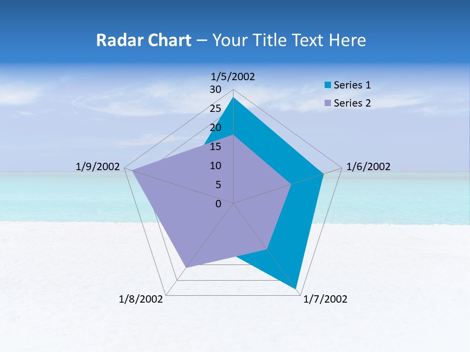 Caribbean Recreation Resort PowerPoint Template