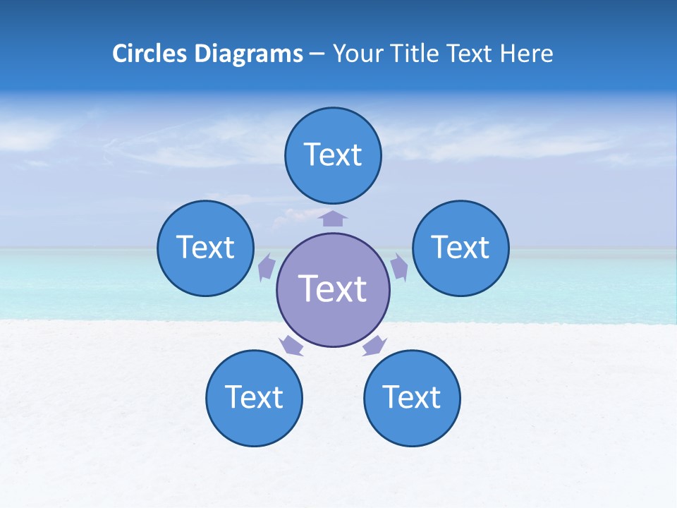 Caribbean Recreation Resort PowerPoint Template