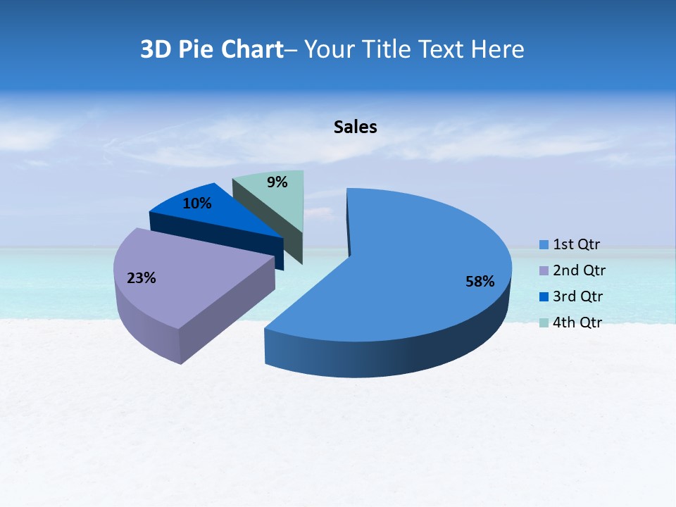 Caribbean Recreation Resort PowerPoint Template