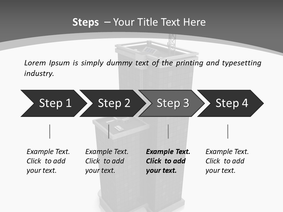 Architecture Skyline Success PowerPoint Template