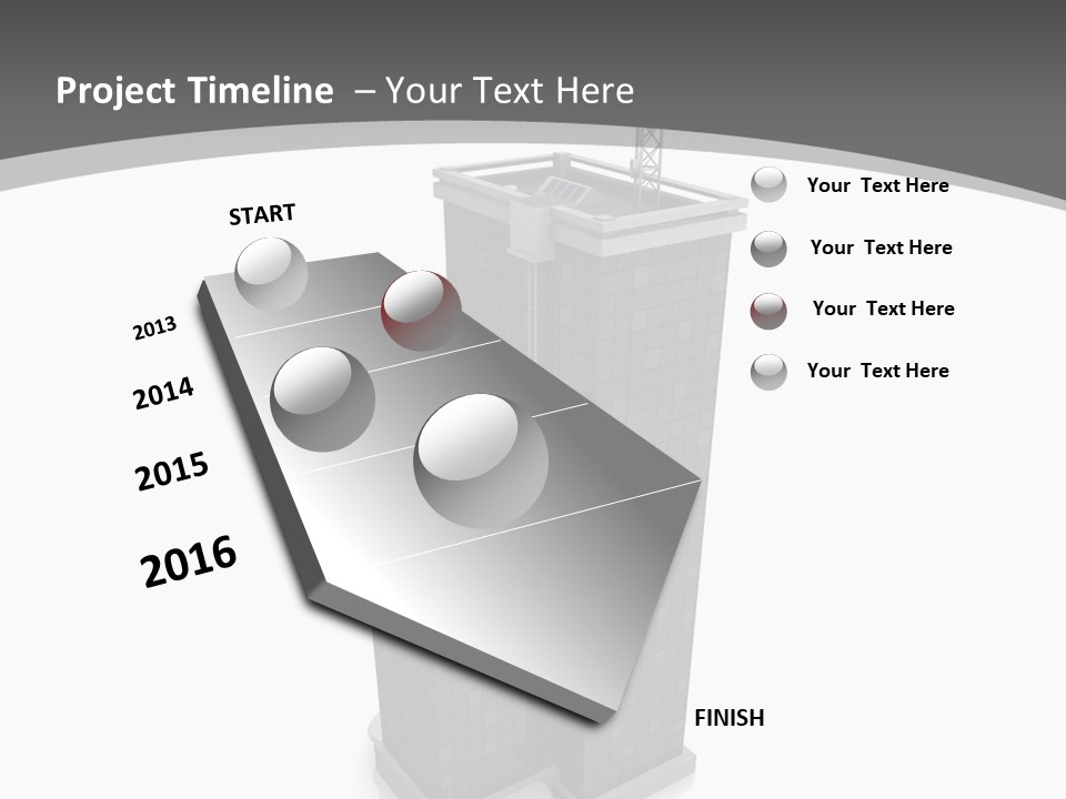Architecture Skyline Success PowerPoint Template