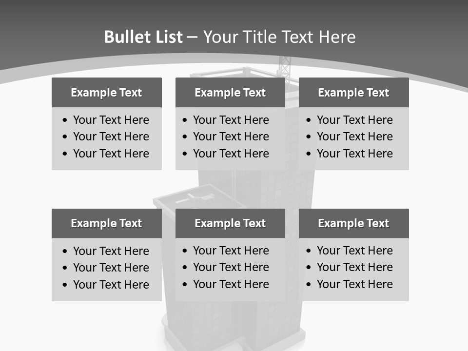 Architecture Skyline Success PowerPoint Template