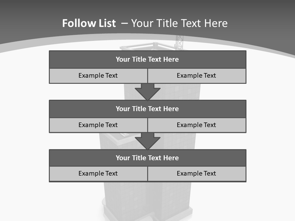 Architecture Skyline Success PowerPoint Template