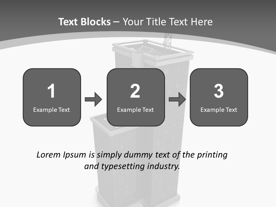 Architecture Skyline Success PowerPoint Template