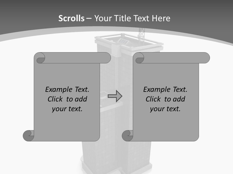 Architecture Skyline Success PowerPoint Template