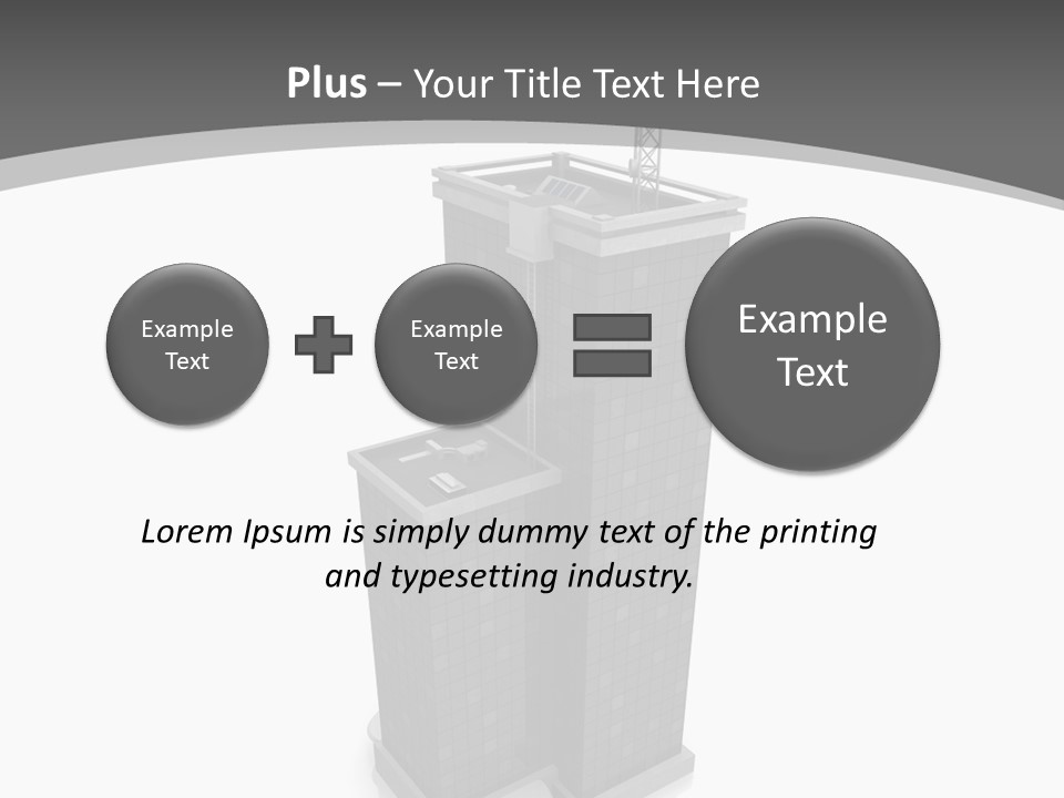 Architecture Skyline Success PowerPoint Template