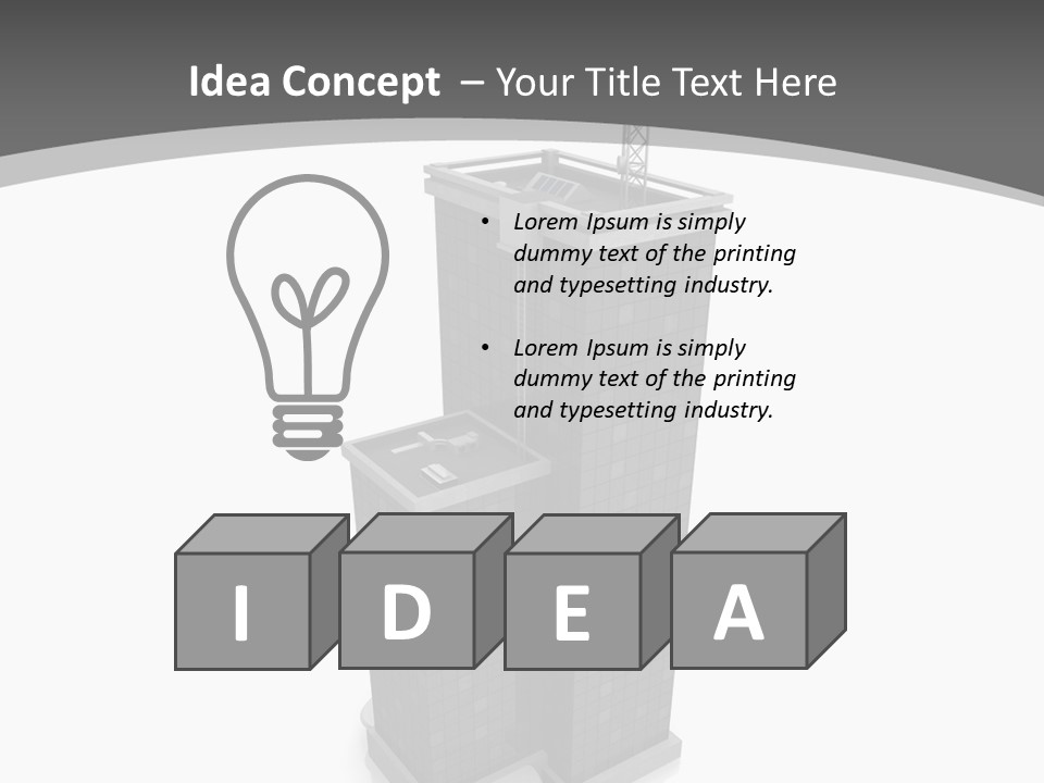 Architecture Skyline Success PowerPoint Template