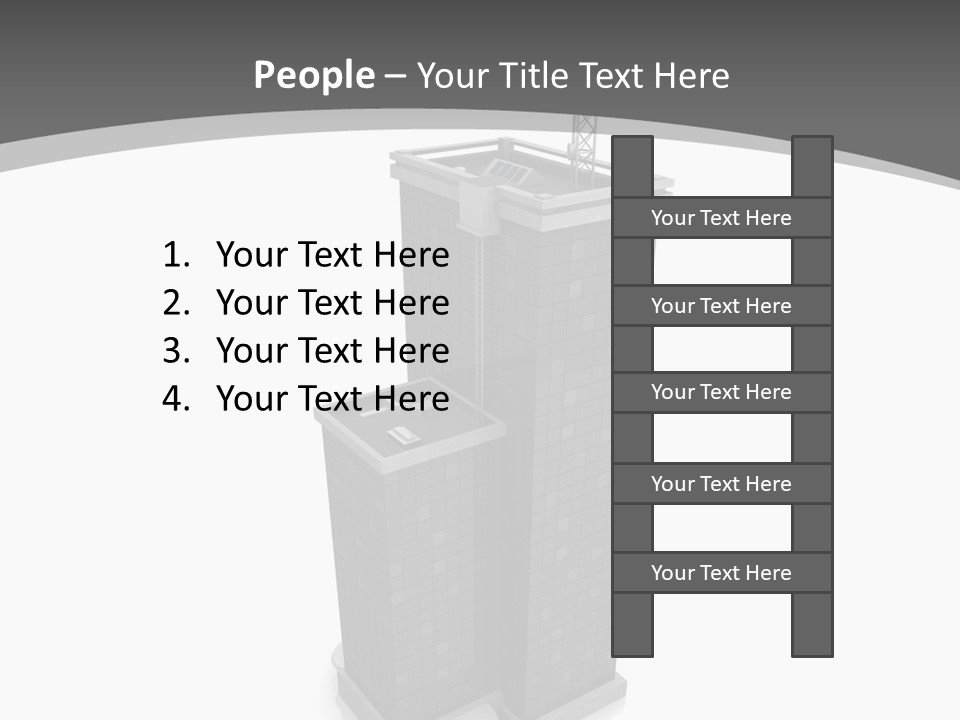 Architecture Skyline Success PowerPoint Template