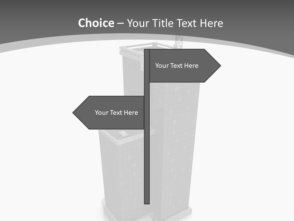 Architecture Skyline Success PowerPoint Template