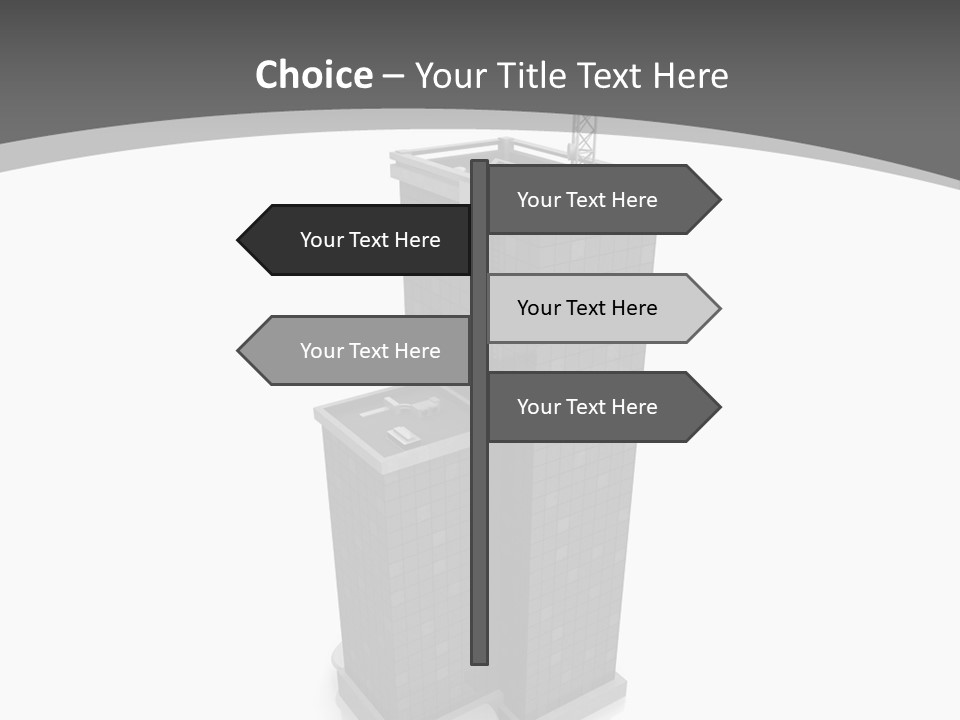 Architecture Skyline Success PowerPoint Template