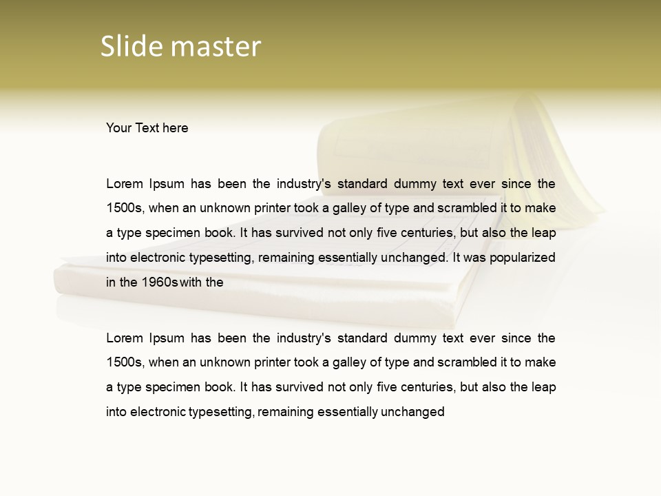 Tablet Debt Money PowerPoint Template