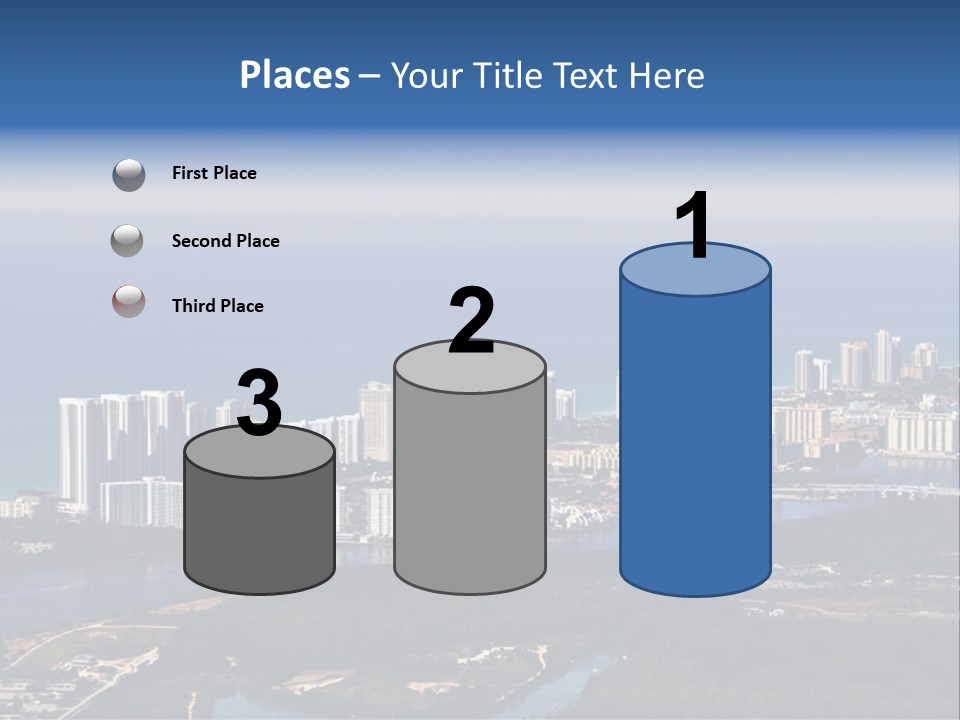 Ocean Aerial Sunny PowerPoint Template