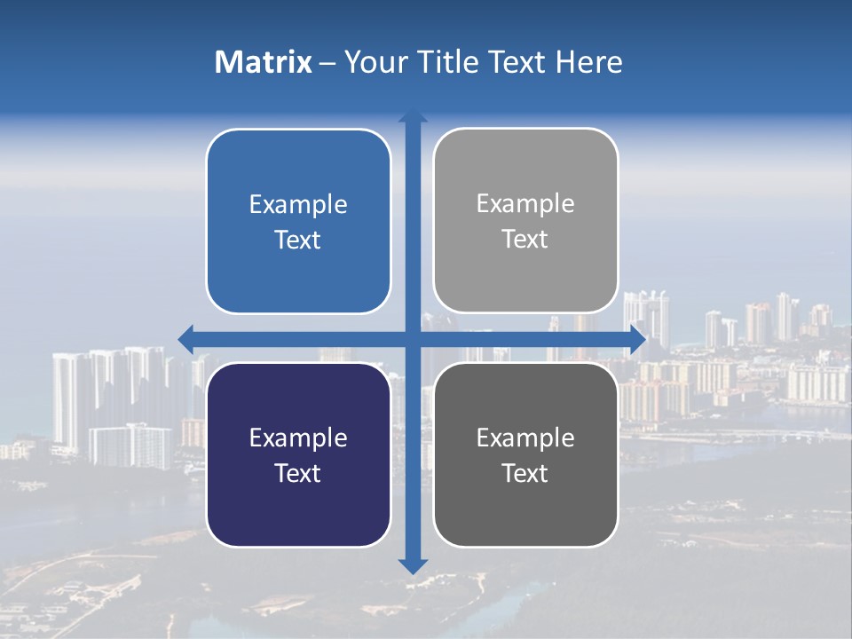 Ocean Aerial Sunny PowerPoint Template