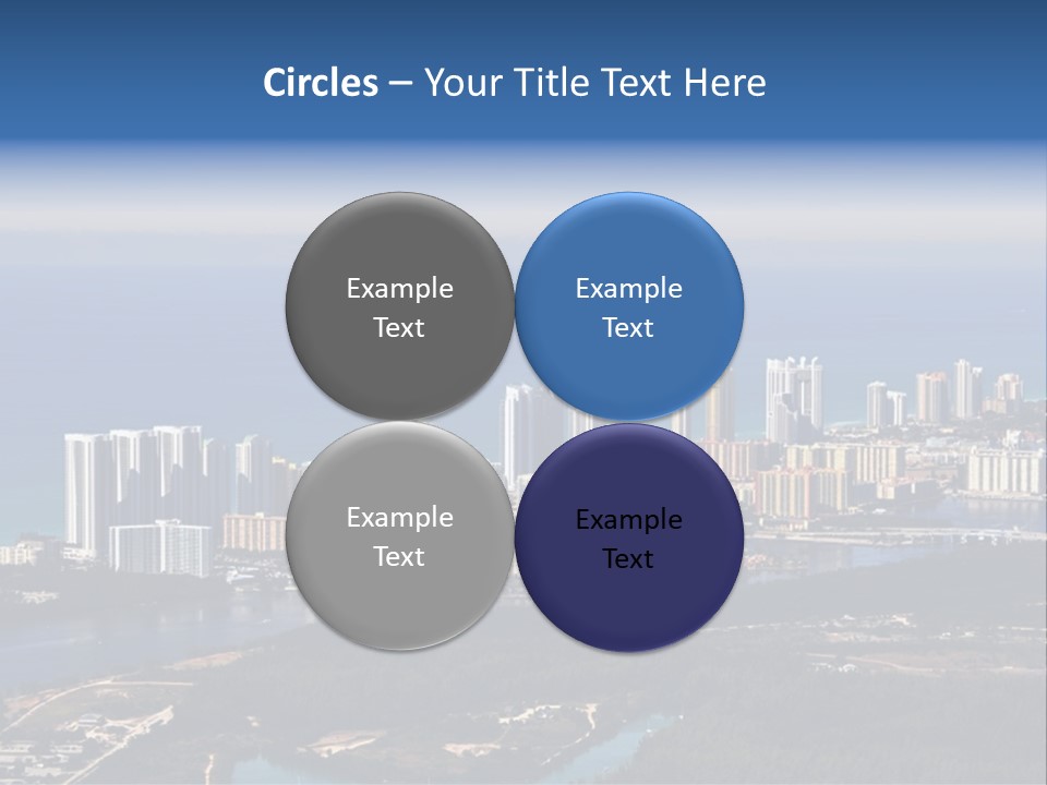 Ocean Aerial Sunny PowerPoint Template