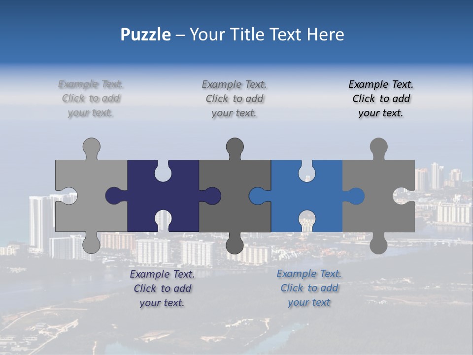 Ocean Aerial Sunny PowerPoint Template