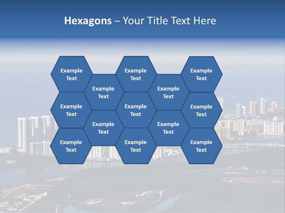 Ocean Aerial Sunny PowerPoint Template