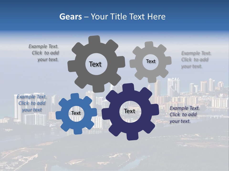 Ocean Aerial Sunny PowerPoint Template