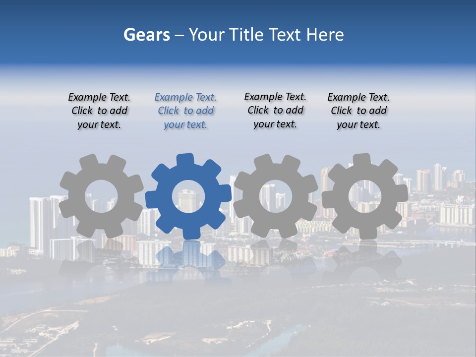 Ocean Aerial Sunny PowerPoint Template