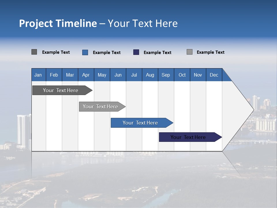 Ocean Aerial Sunny PowerPoint Template