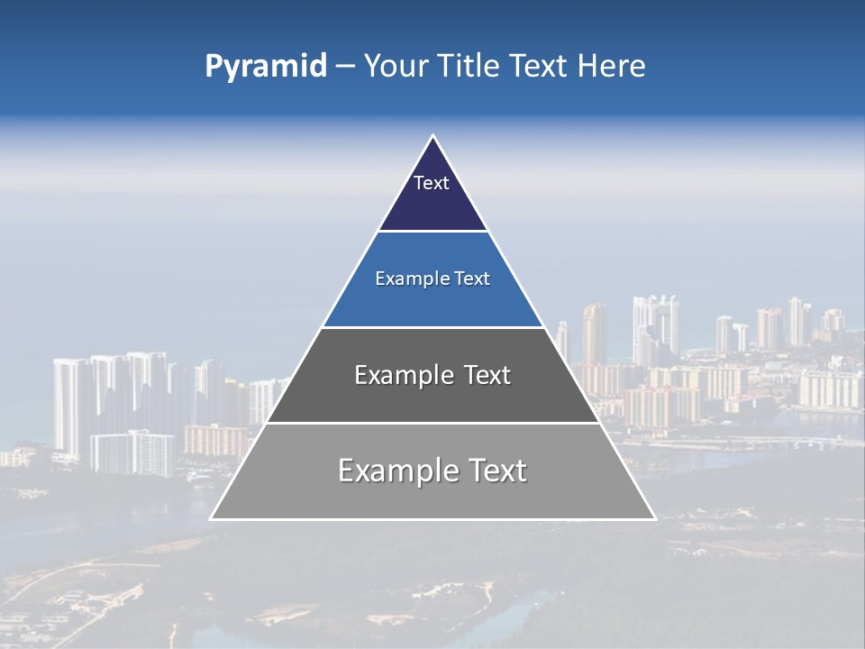 Ocean Aerial Sunny PowerPoint Template