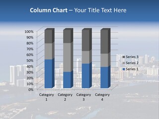 Ocean Aerial Sunny PowerPoint Template