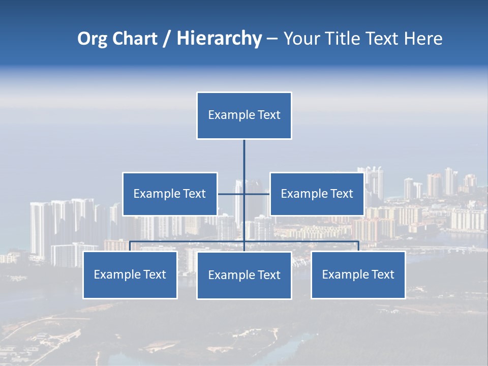 Ocean Aerial Sunny PowerPoint Template