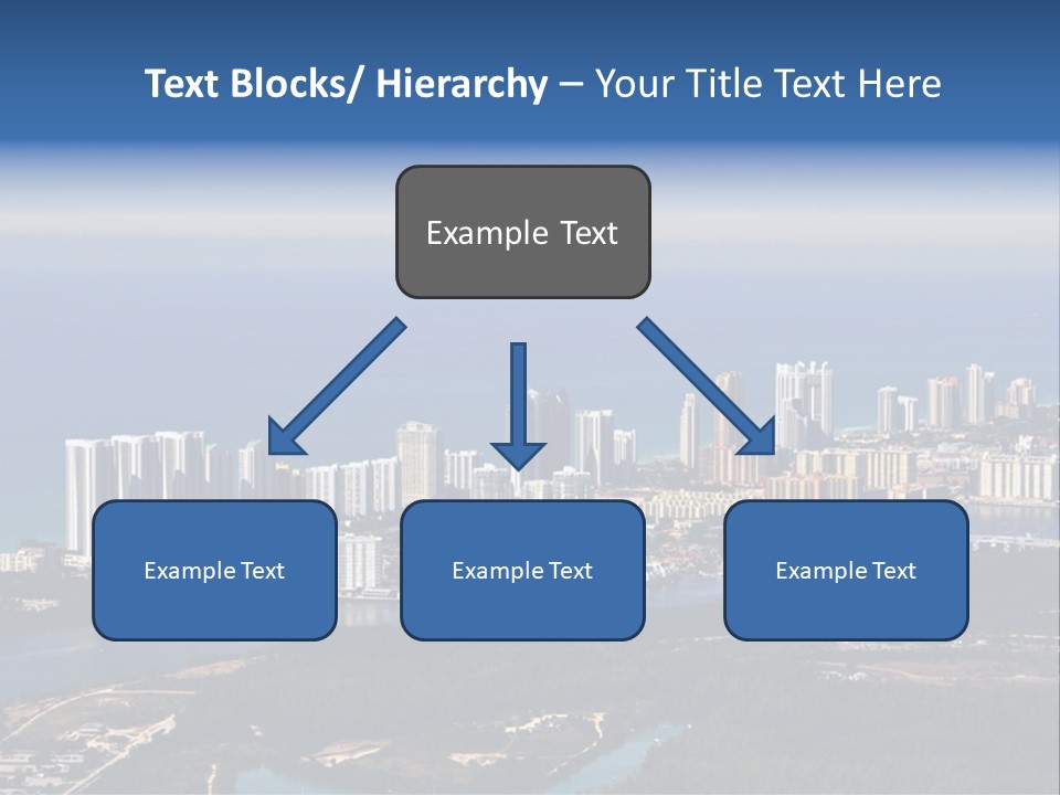 Ocean Aerial Sunny PowerPoint Template