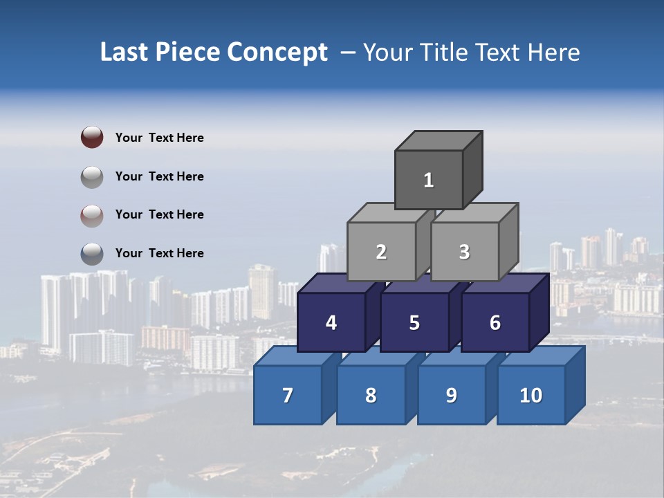 Ocean Aerial Sunny PowerPoint Template