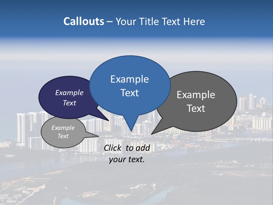 Ocean Aerial Sunny PowerPoint Template