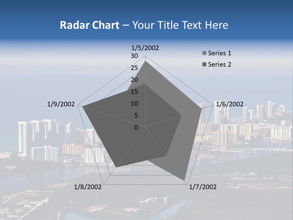 Ocean Aerial Sunny PowerPoint Template